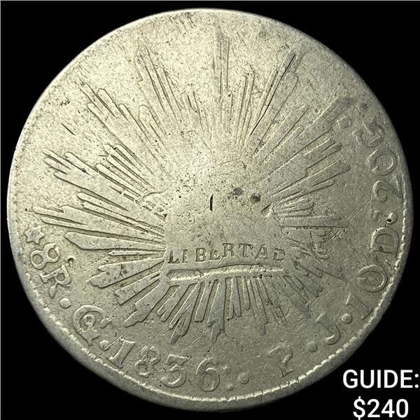 1836 Mexico Silver 8 Reales