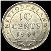 Image 2 : 1941 Newfoundland Silver 10 Cents
