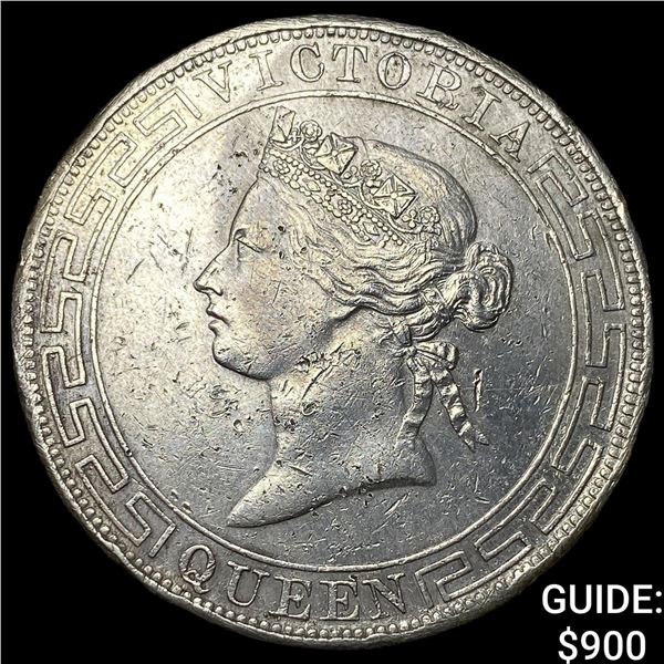 1866 Hong Kong Victoria Silver Dollar