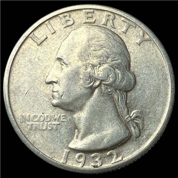 1932-S Silver Washington Quarter CHOICE AU