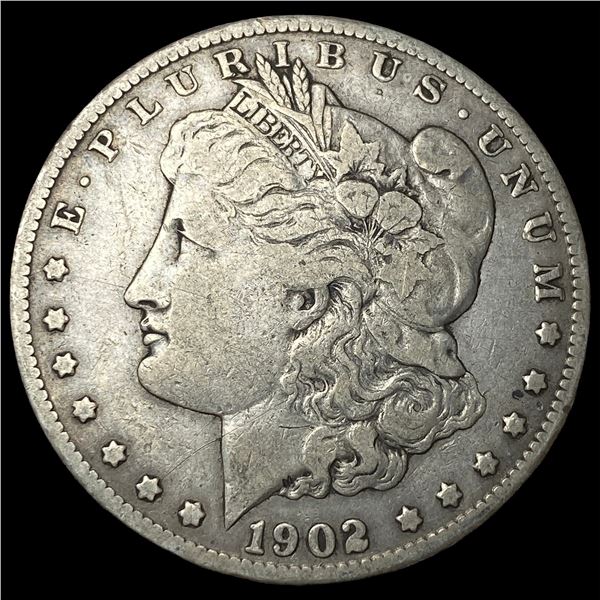 1902-S Silver Morgan Dollar LIGHTLY CIRCULATED