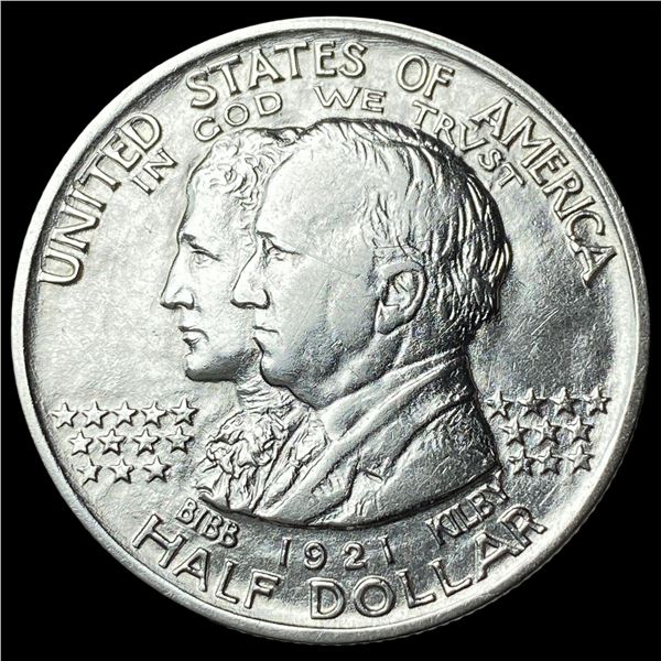 1921 Silver Alabama Half Dollar CLOSELY UNCIRCULATED