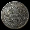 Image 2 : 1804 Spiked Chin Draped Bust Half Cent NICELY CIRCULATED