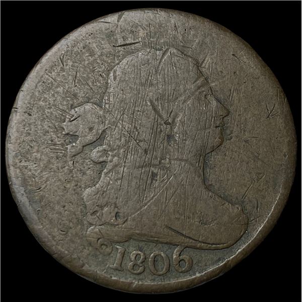 1806 Draped Bust Half Cent NICELY CIRCULATED