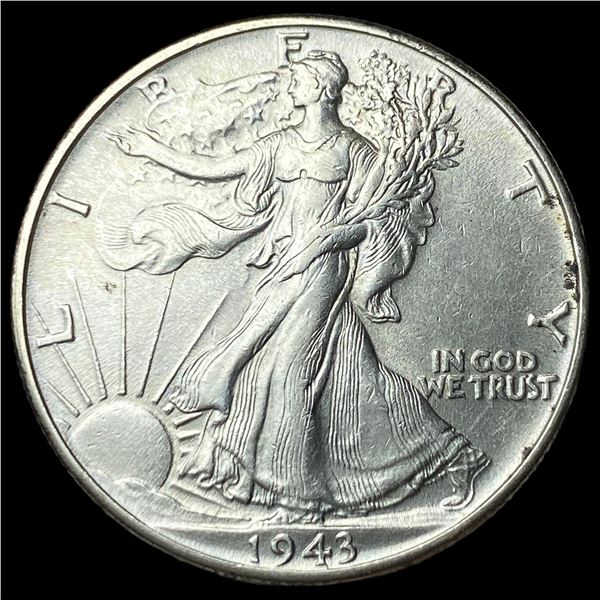 1943 Silver Walking Liberty Half Dollar CLOSELY UNCIRCULATED