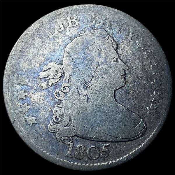1805 Draped Bust Half Dollar NICELY CIRCULATED