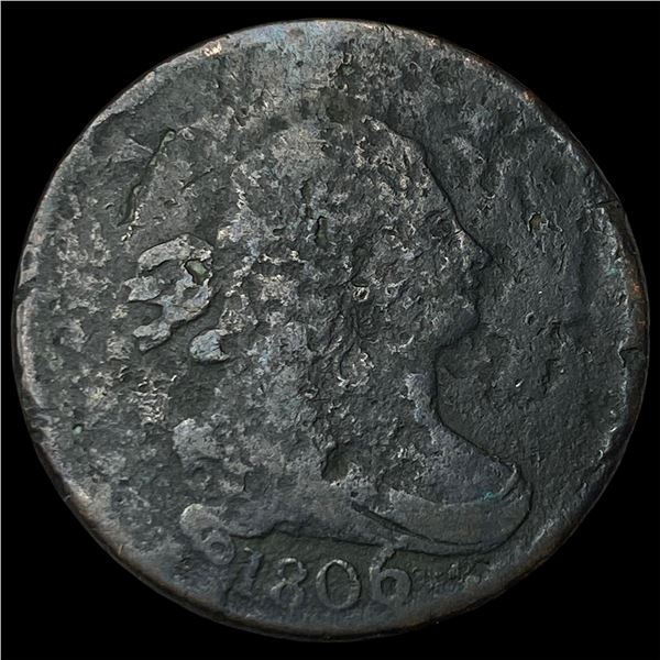 1806 Draped Bust Half Cent NICELY CIRCULATED