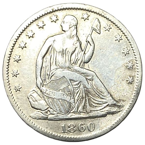1860-S Seated Liberty Half Dollar