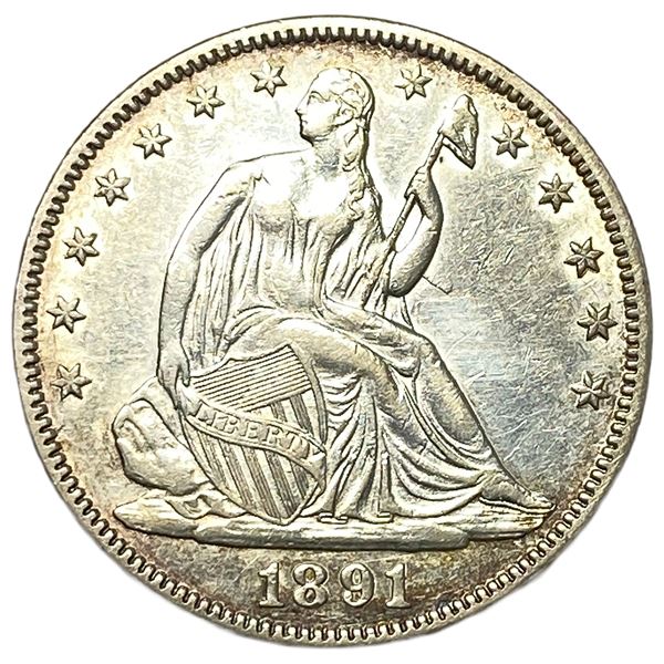1891 Seated Liberty Half Dollar