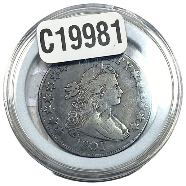 1801 Draped Bust Half Dollar