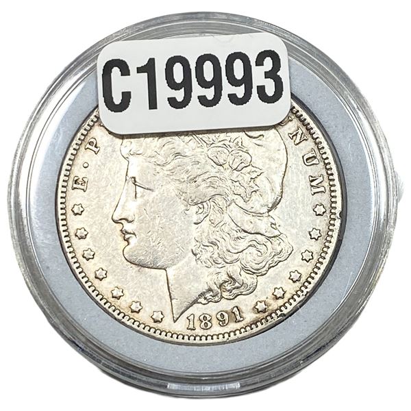 1891-CC Morgan Silver Dollar