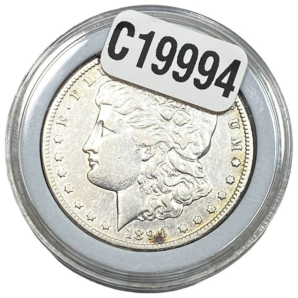 1890-CC Morgan Silver Dollar