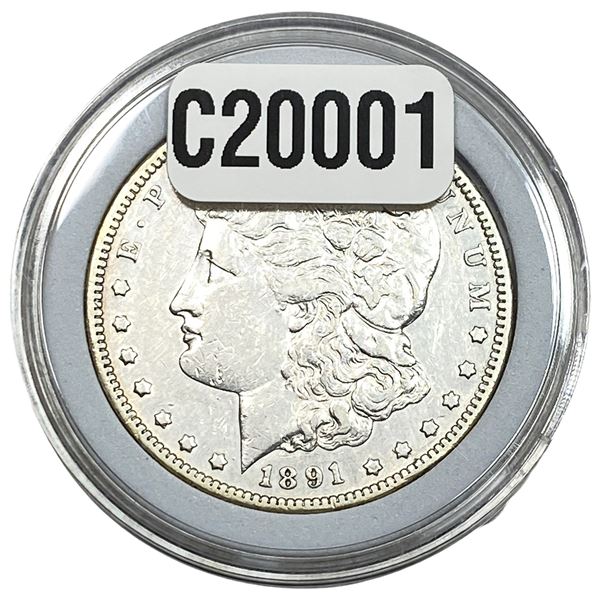 1891-CC Morgan Silver Dollar