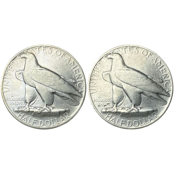 [2 Coins] 1935 Connecticut Half Dollar