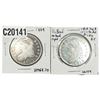 Image 1 : [2 Coins] 1809-1812 Capped Bust Half Dollar