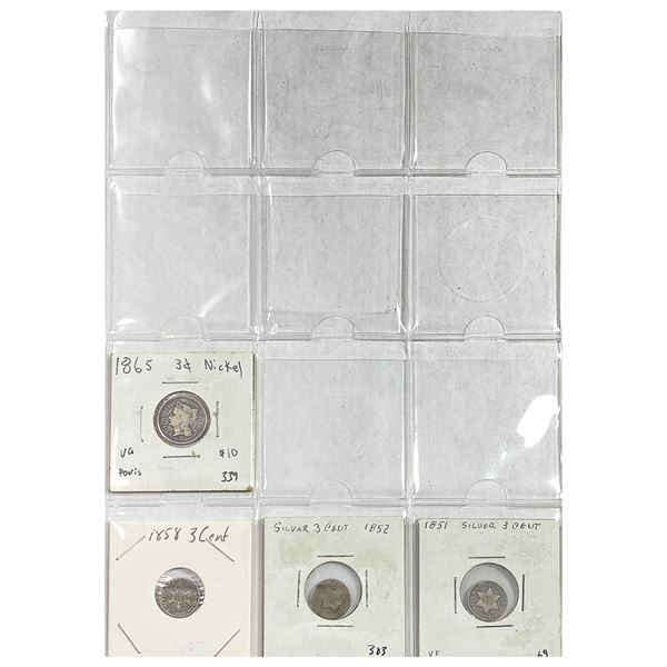 1851-1939 Coin Collection Book 14 Coins 1C-$1