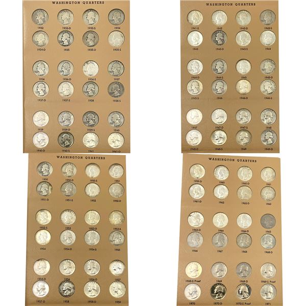 1932-1998 Washington 25C Book w/ Proof coins [186 Coins]