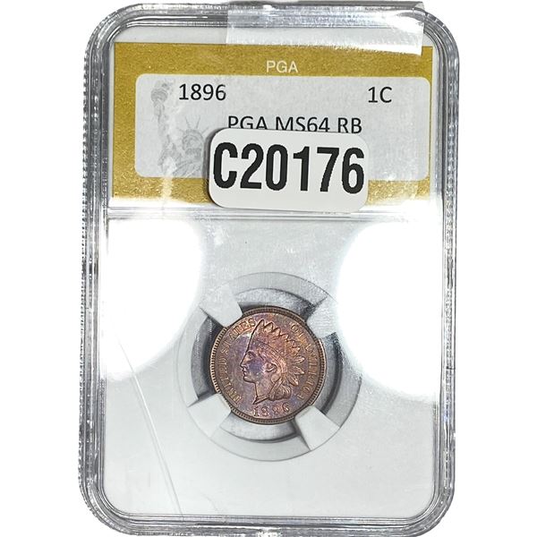 1896 Indian Head Cent PGA MS64 RB