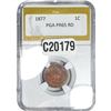 Image 1 : 1877 Indian Head Cent PGA PR65 Red