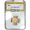 Image 1 : 1868 Indian Head Cent PGA MS64 Red