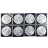 Image 1 : [8 Coins] 2001 Silver Eagle
