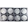 Image 2 : [8 Coins] 2001 Silver Eagle
