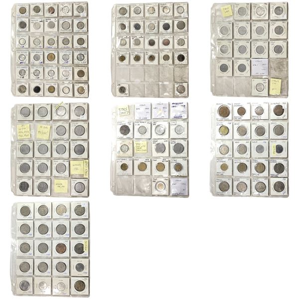 [229 Coins] Foreign Coins Collection Book w/ Currency