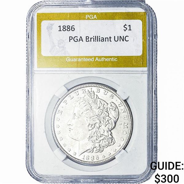 1886 Morgan Silver Dollar PGA Brilliant UNC