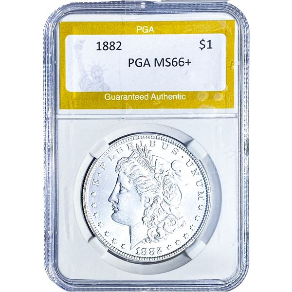 1882 Morgan Silver Dollar PGA MS66+