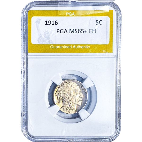 1916 Buffalo Nickel PGA MS65+ FH