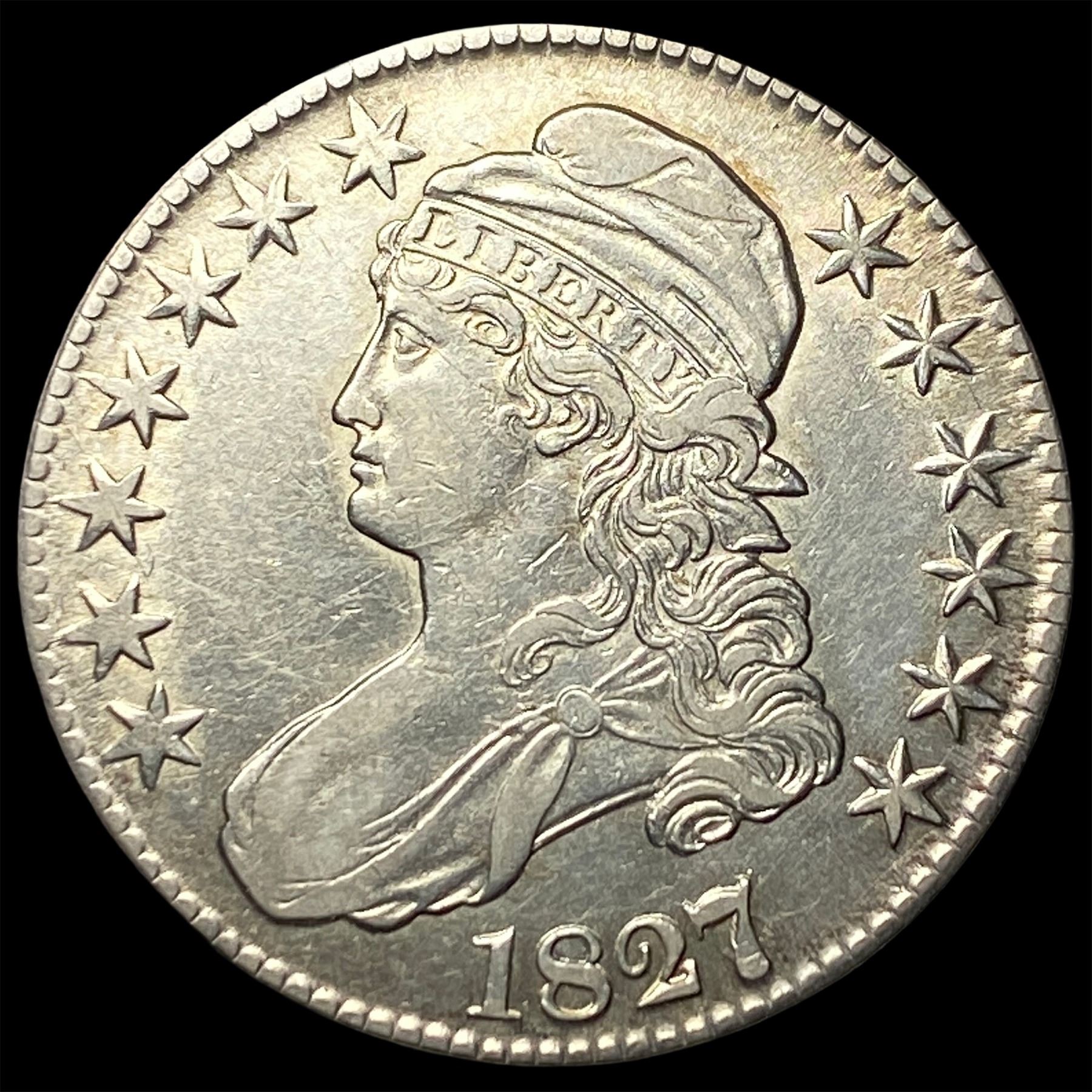 1827 Capped Bust Half Dollar CLOSELY UNCIRCULATED