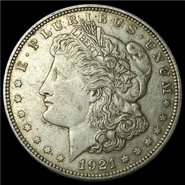 1921 Silver Morgan Dollar NEARLY UNCIRCULATED