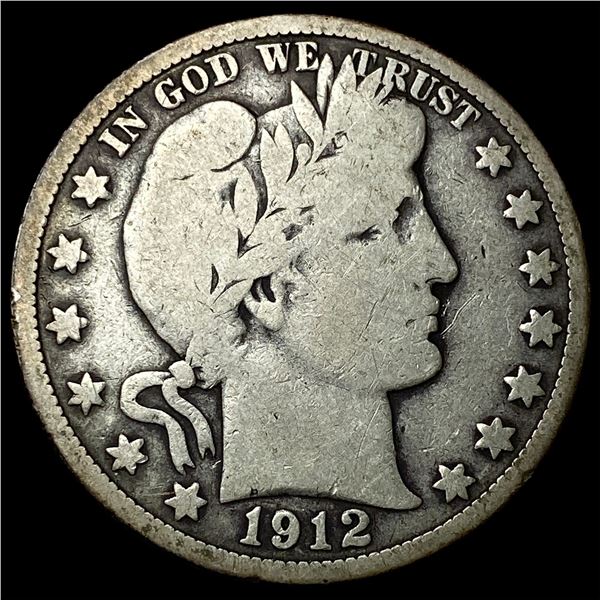 1912-D Silver Barber Half Dollar UNCIRCULATED