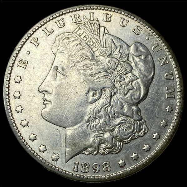 1898-S Silver Morgan Dollar LIGHTLY CIRCULATED