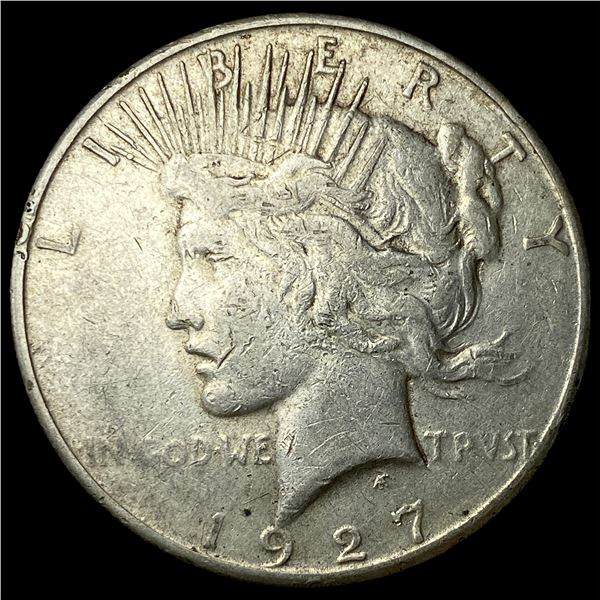 1927-S Peace Silver Dollar NEARLY UNCIRCULATED