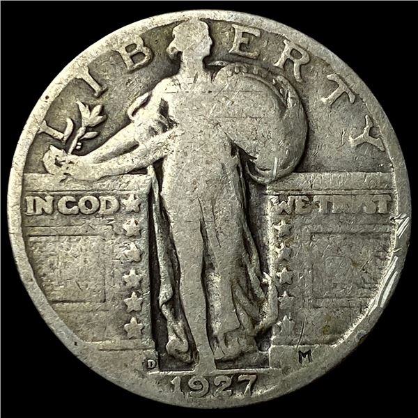 1927-D Silver Standing Liberty Quarter CLOSELY UNCIRCULATED