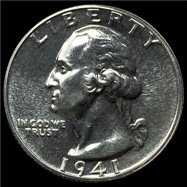 1941 Silver Washington Quarter NICELY CIRCULATED