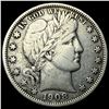 Image 1 : 1908-D Silver Barber Half Dollar CLOSELY UNCIRCULATED