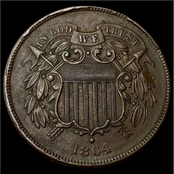 1864 Two-Cent Piece CLOSELY UNCIRCULATED
