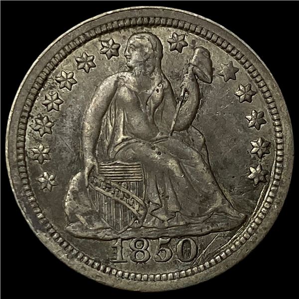1850 Seated Liberty Dime CLOSELY UNCIRCULATED