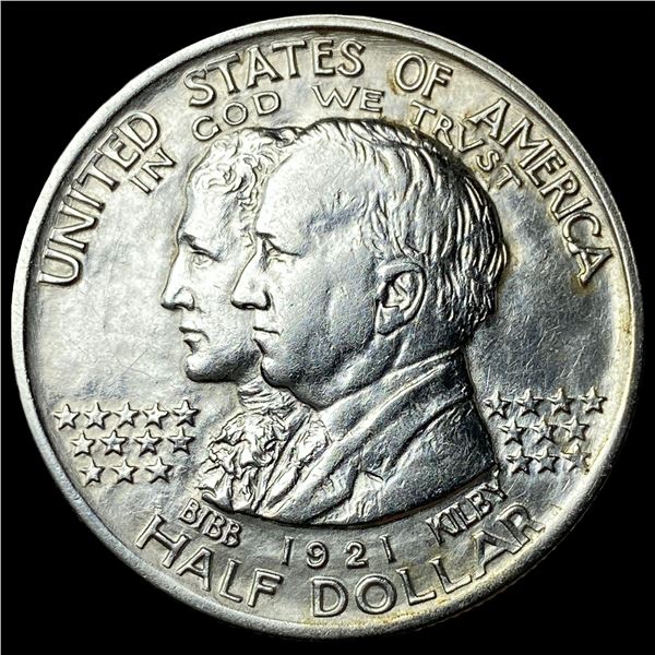 1921 Silver Alabama Half Dollar CLOSELY UNCIRCULATED