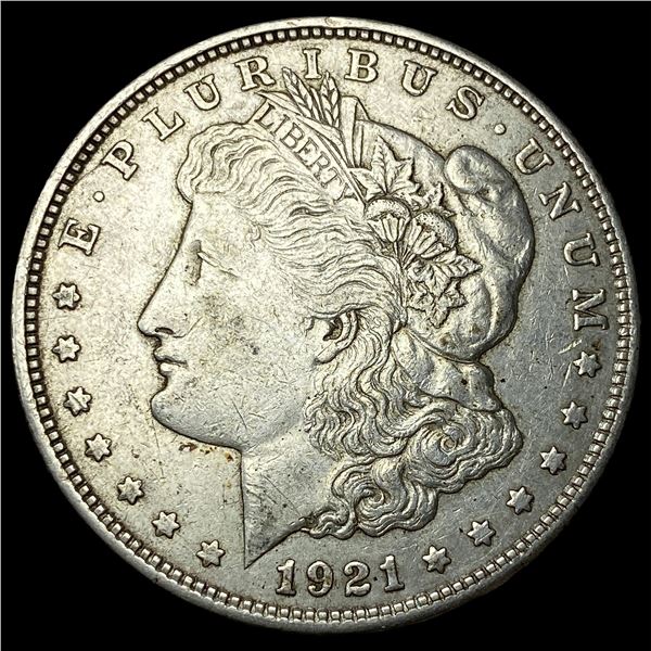 1921-D Silver Morgan Dollar NEARLY UNCIRCULATED
