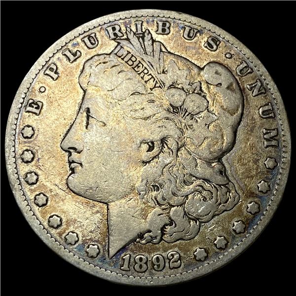 1892-S Silver Morgan Dollar LIGHTLY CIRCULATED