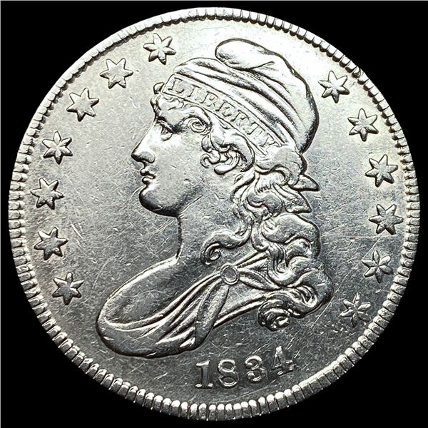 1834 Capped Bust Half Dollar CLOSELY UNCIRCULATED