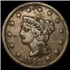 Image 1 : 1842 Braided Hair Large Cent NEARLY UNCIRCULATED