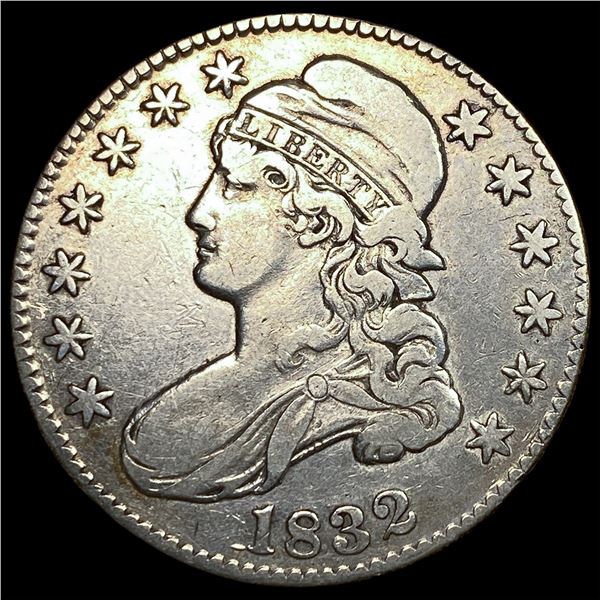1832 Capped Bust Half Dollar NEARLY UNCIRCULATED