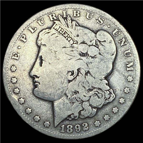 1892-CC Silver Morgan Dollar LIGHTLY CIRCULATED