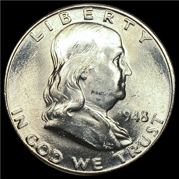 1948-D Silver Franklin Half Dollar CHOICE BU