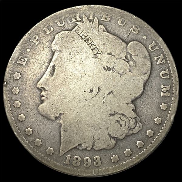 1893 Silver Morgan Dollar NICELY CIRCULATED