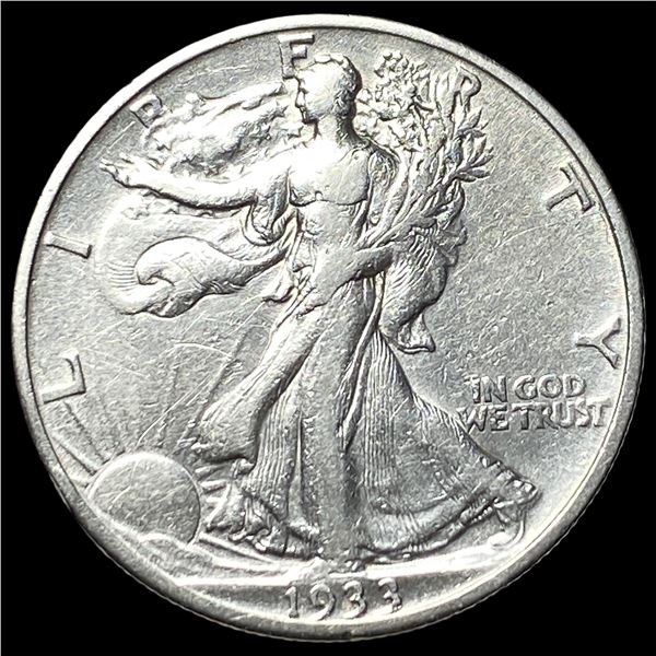 1933-S Walking Liberty Half Dollar CLOSELY  UNCIRCULATED